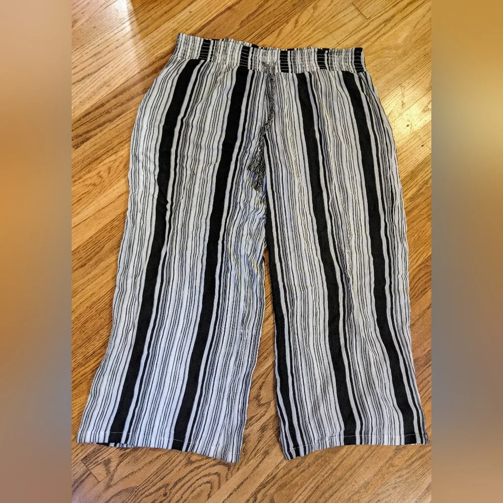 Target No Boundaries Striped Wide Leg Beachy Vacation Pants sz XXL